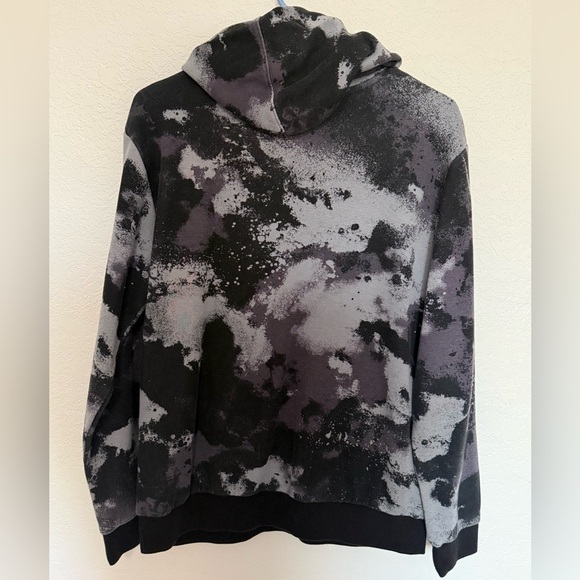 Champion Hoodie with Black, Gray, and Neon Yellow Accents - Picture 3 of 3